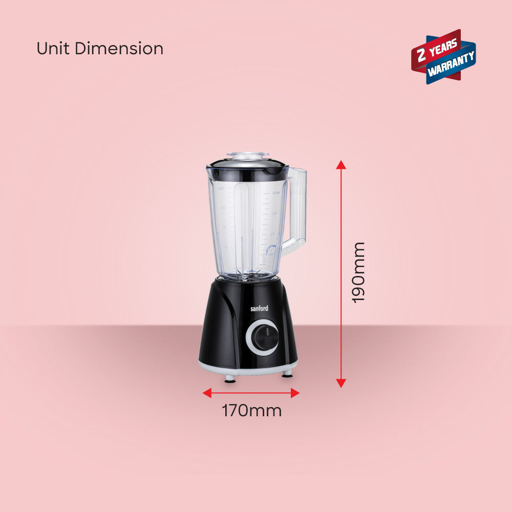 SANFORD 3 IN 1 BLENDER 400 WATTS 1.5 LITRE - buysanford