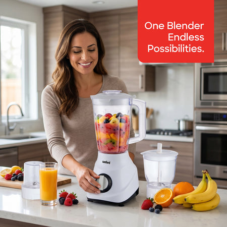 Sanford 3-in-1 Multifunctional Blender, Mincer and Mill | SF6809BR - buysanford