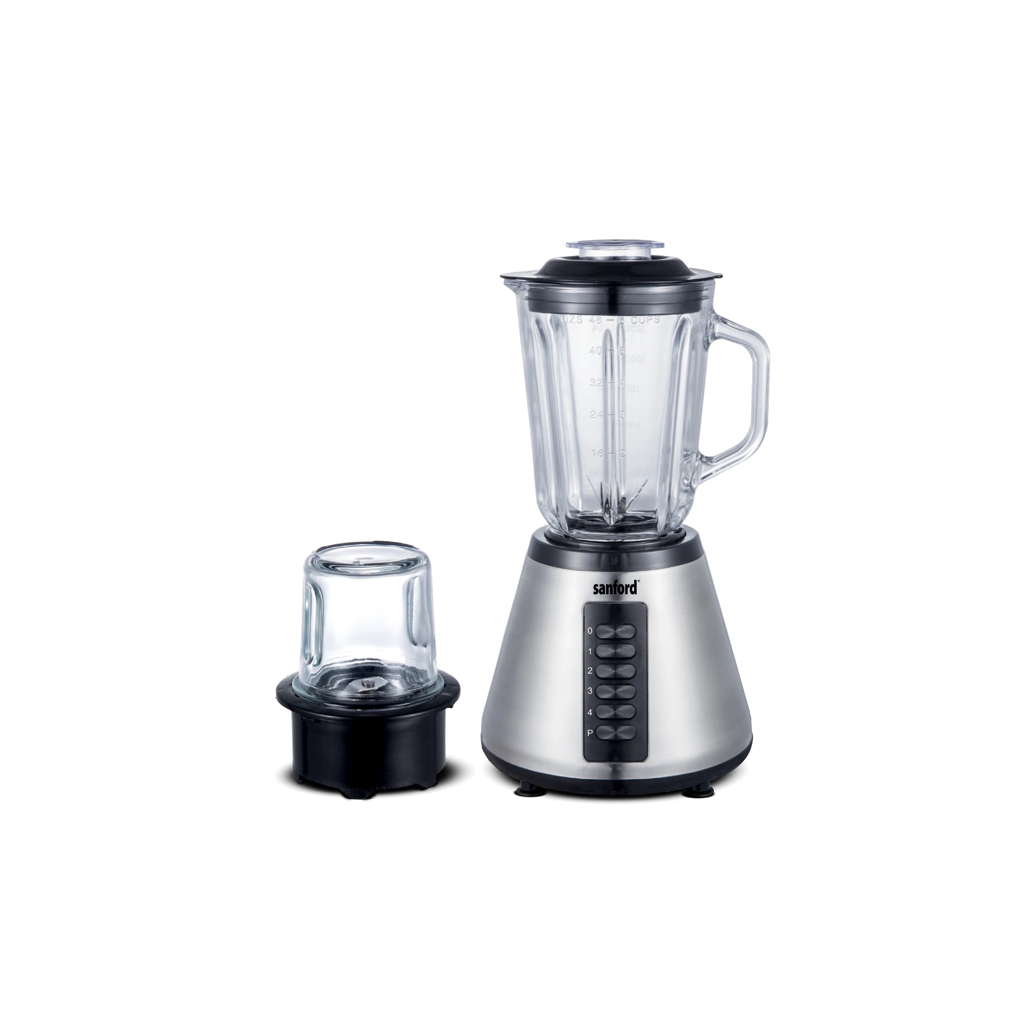 600W 2 in 1 blender grinder glass jars 4 speed control sanford 1