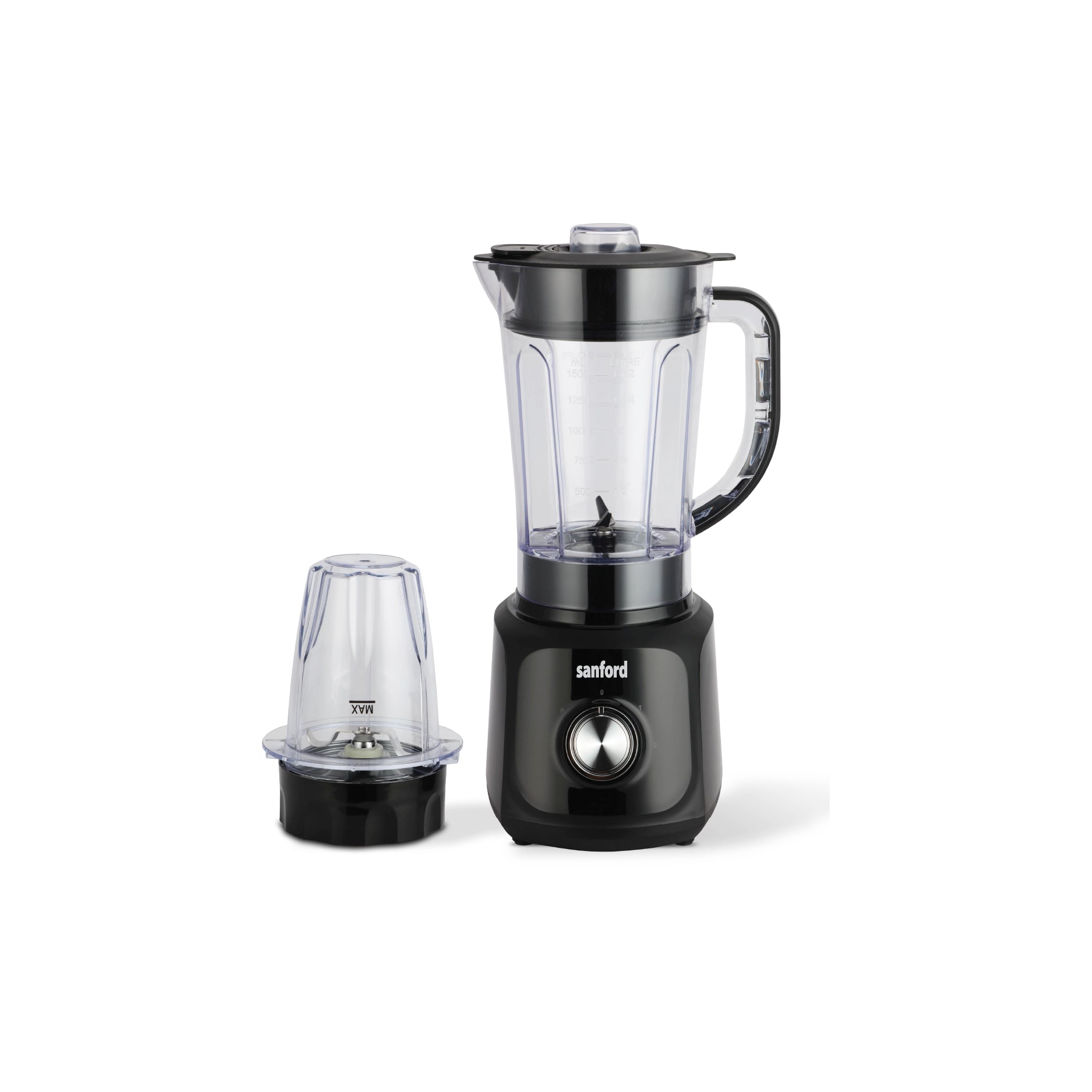 blender grinder 2 in 1 600W stainless steel blades 1.5L jar sanford 1