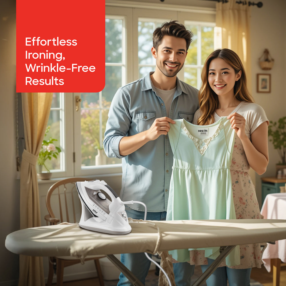 Sanford 2000 Watts Ceramic Coated Cordless Steam Iron with Anti-Drip, Anti-Calc & Self-Cleaning | SF68SI - SANFORD MIDDLE EAST DWC L.L.C