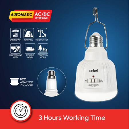 rechargeable led emergency light 40 smd leds 500 lumens 7W sanford 4