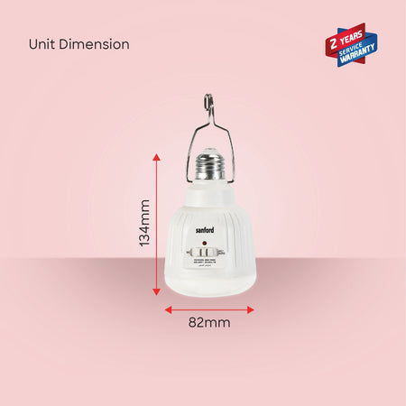 rechargeable led emergency light 40 smd leds 500 lumens 7W sanford 6