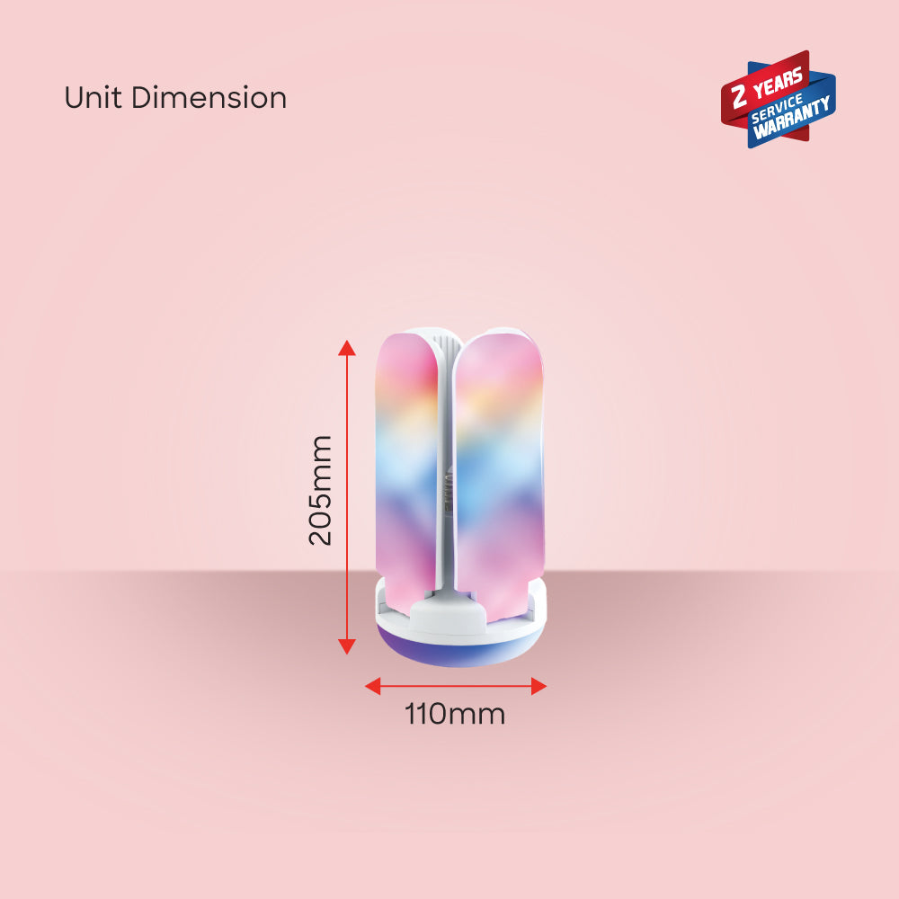 Sanford 4-Leaf RGB LED Lamp | 48W | 3800lm | Bluetooth Speaker | Foldable | Remote Control - buysanford