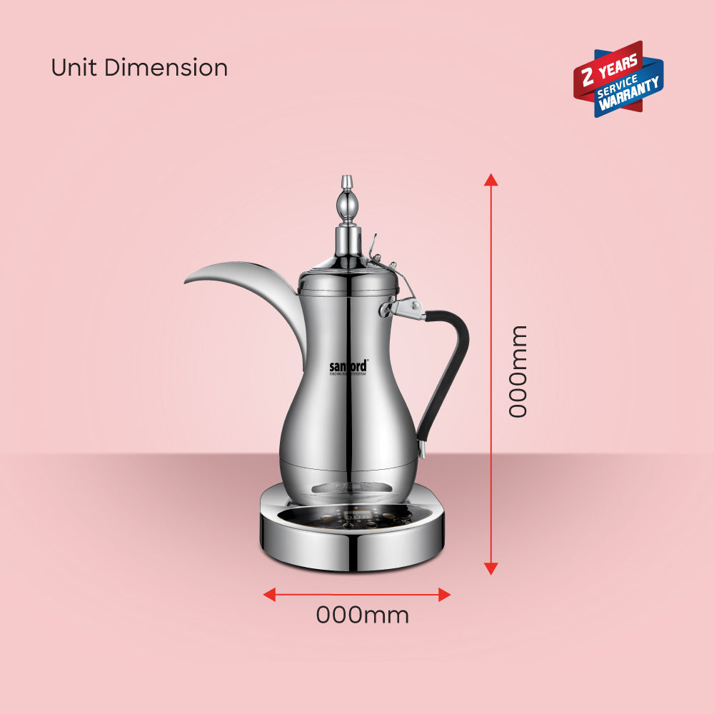 Sanford 1000W 1L Arabic Coffee Maker with Auto Keep Warm Function | SF7402ACM - buysanford