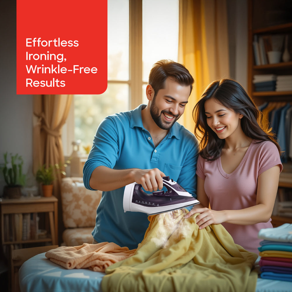 Sanford Ceramic Coated  Cordless Steam Iron with Anti-Drip, Anti-Calc & Self-Cleaning | SF79CI - SANFORD MIDDLE EAST DWC L.L.C