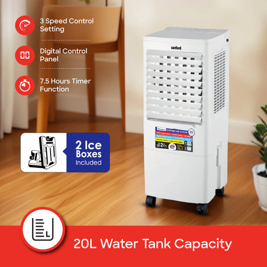 Sanford 20L Portable Air Cooler |SF8104PAC - buysanford