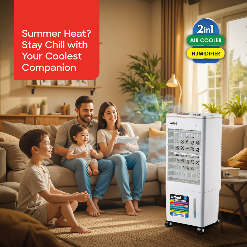 Sanford 2 in 1  Portable Air Cooler With Humidifier-  8L | SF8107PAC - buysanford