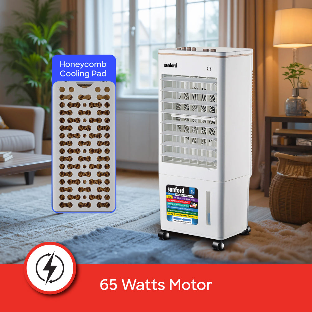 Sanford 2 in 1  Portable Air Cooler With Humidifier-  8L | SF8107PAC - buysanford