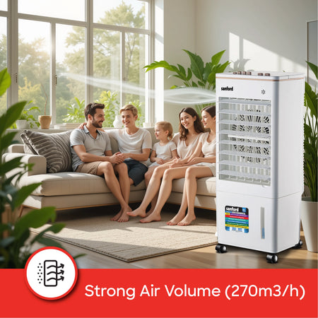 2 in 1 air cooler humidifier 8L tank ice box cooling sanford 5