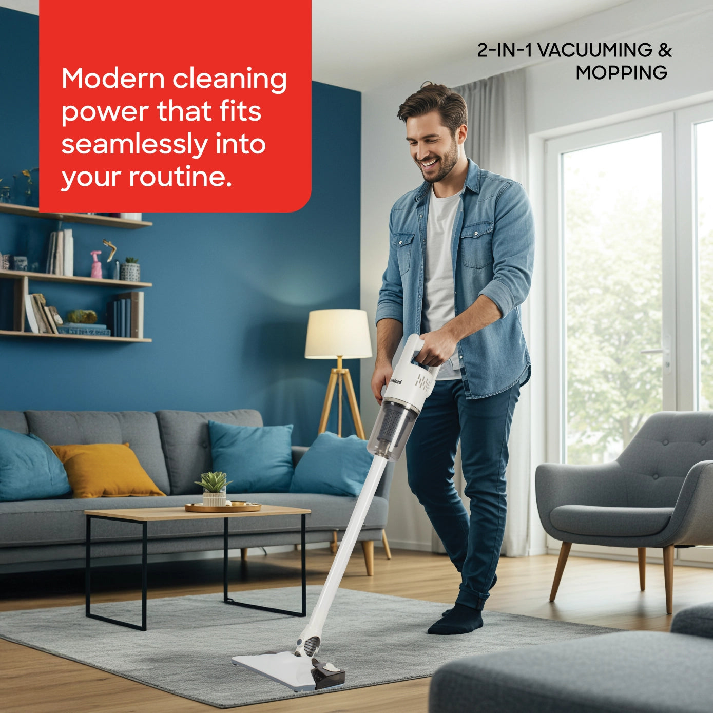 2 in 1 vacuum cleaner vacuum and mop multifunction sanford 2