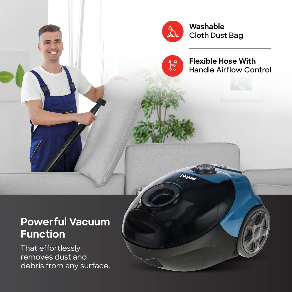Sanford SF881VC Canister Vacuum 1.5L Dust Bin