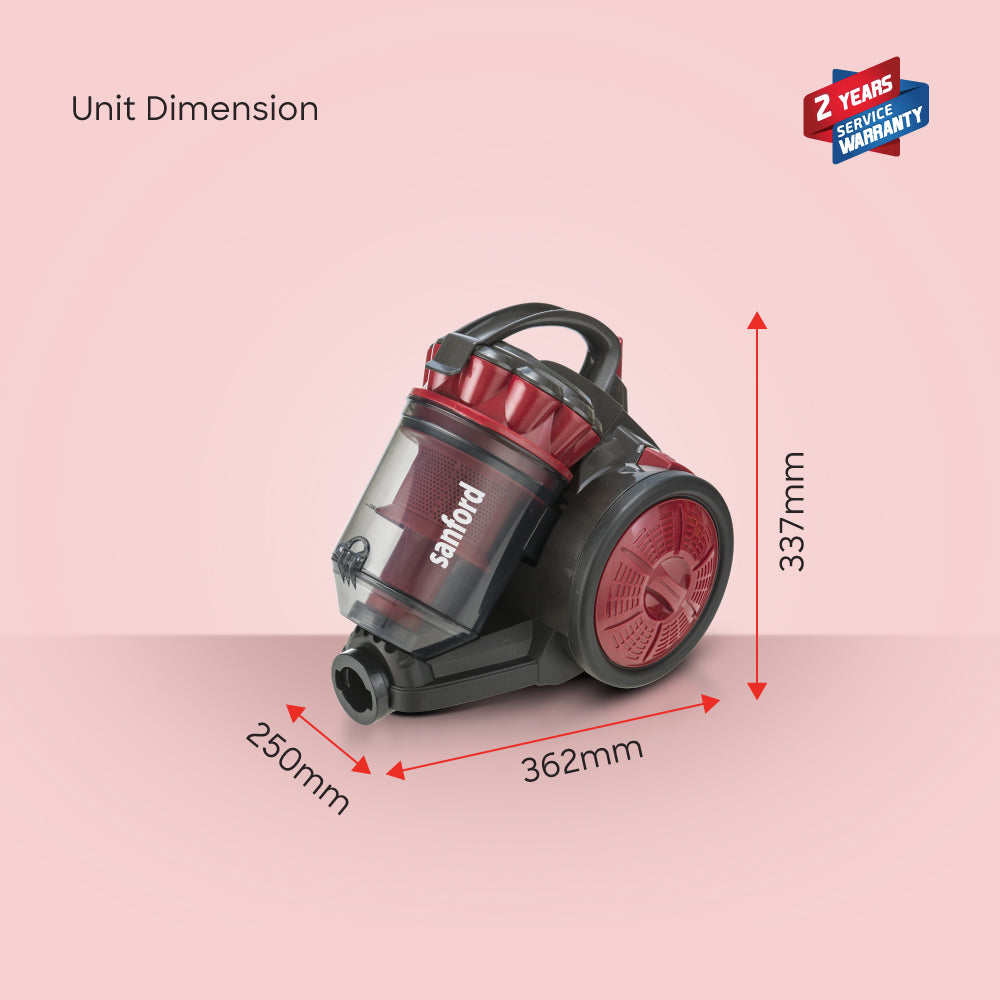Sanford 3.0L Cyclone Vacuum Cleaner | SF882VC - buysanford