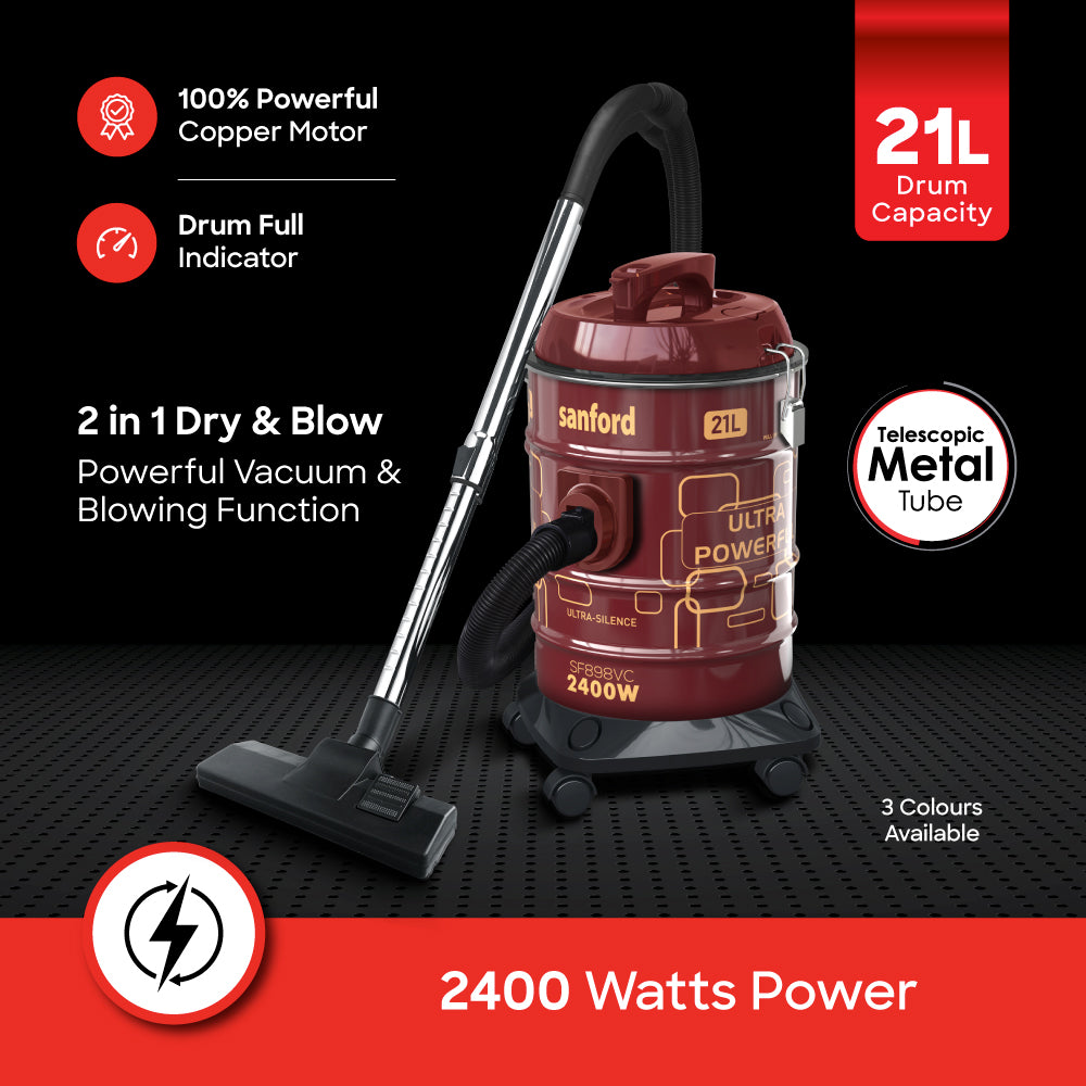 Sanford 21 L Drum Vacuum Cleaner | SF898VC - buysanford