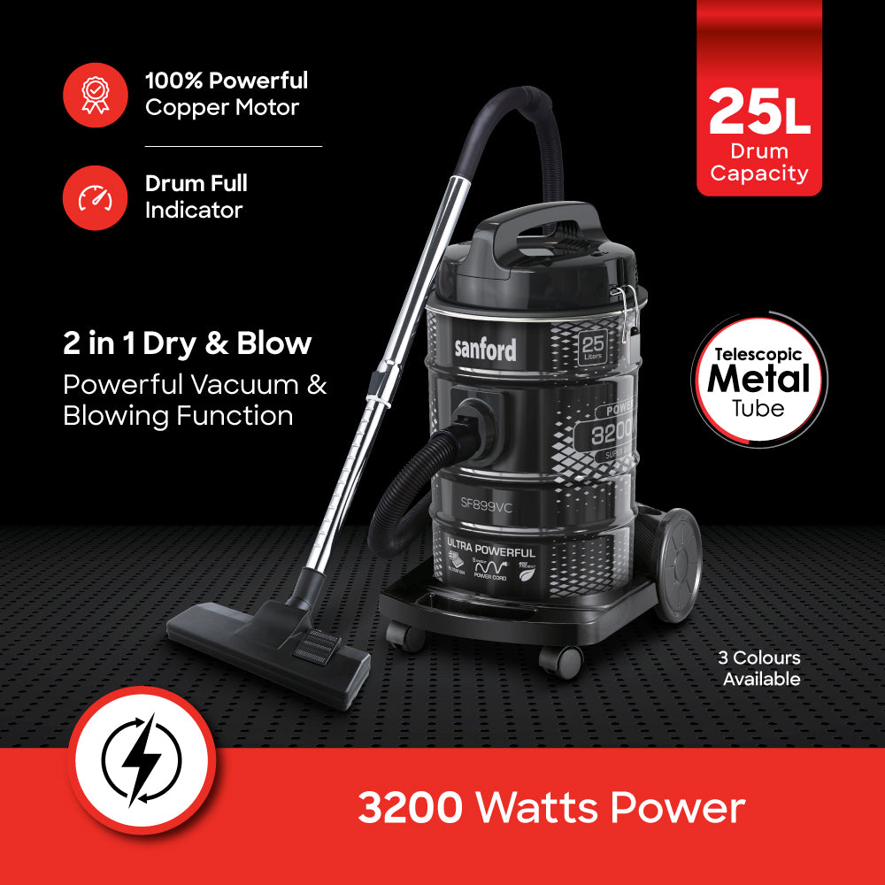 Sanford 25 L Drum Vacuum Cleaner | SF899VC - buysanford
