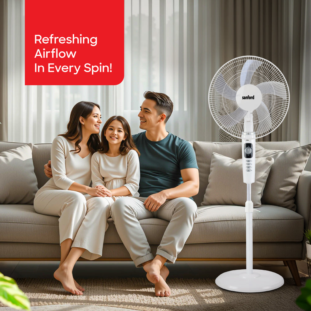 Sanford 16 inch 5 blade Stand Fan | SF902SFN - buysanford