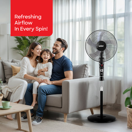 Sanford 16 inch 5 blade Stand Fan | SF903SFN - buysanford
