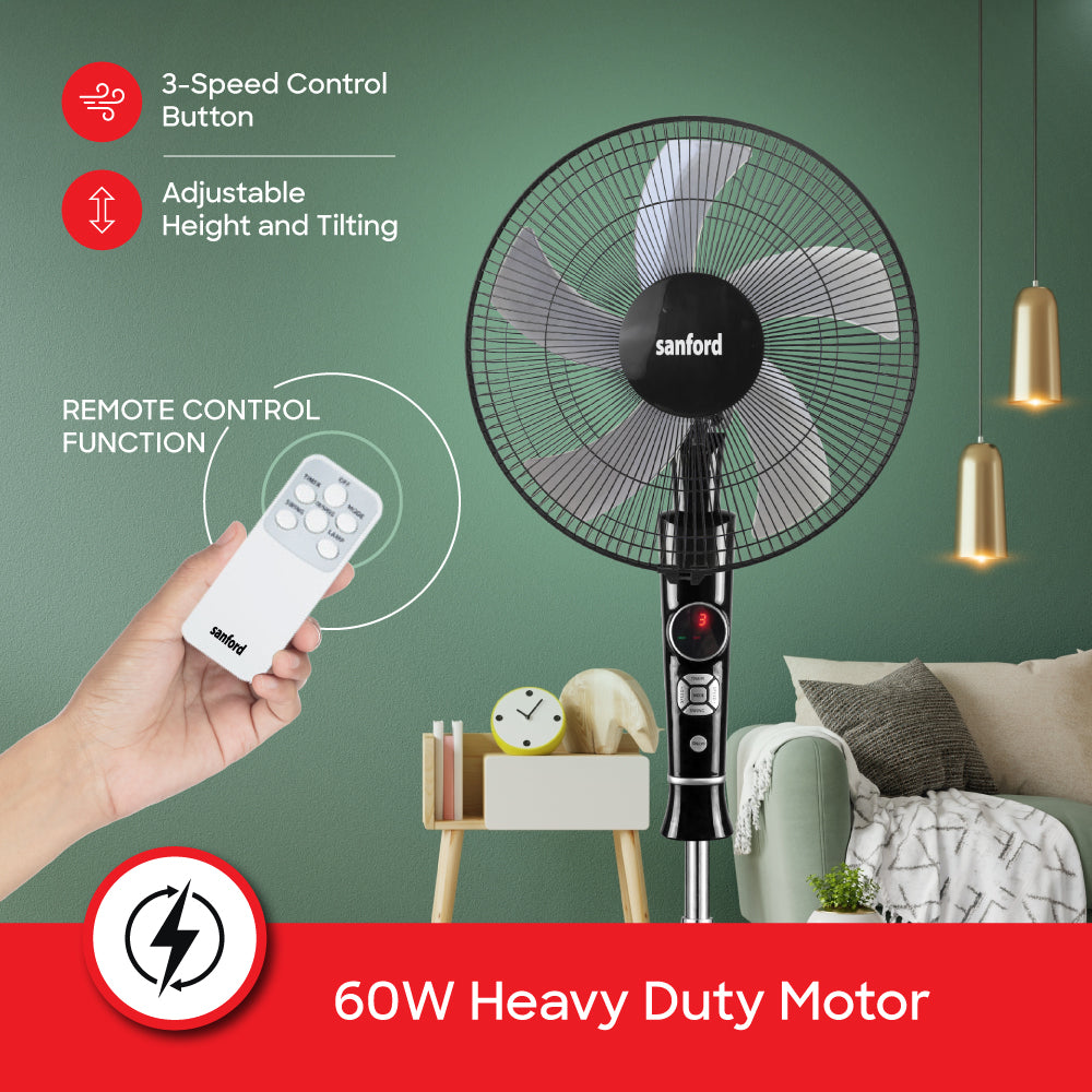 Sanford 16 inch 5 blade Stand Fan | SF903SFN - buysanford