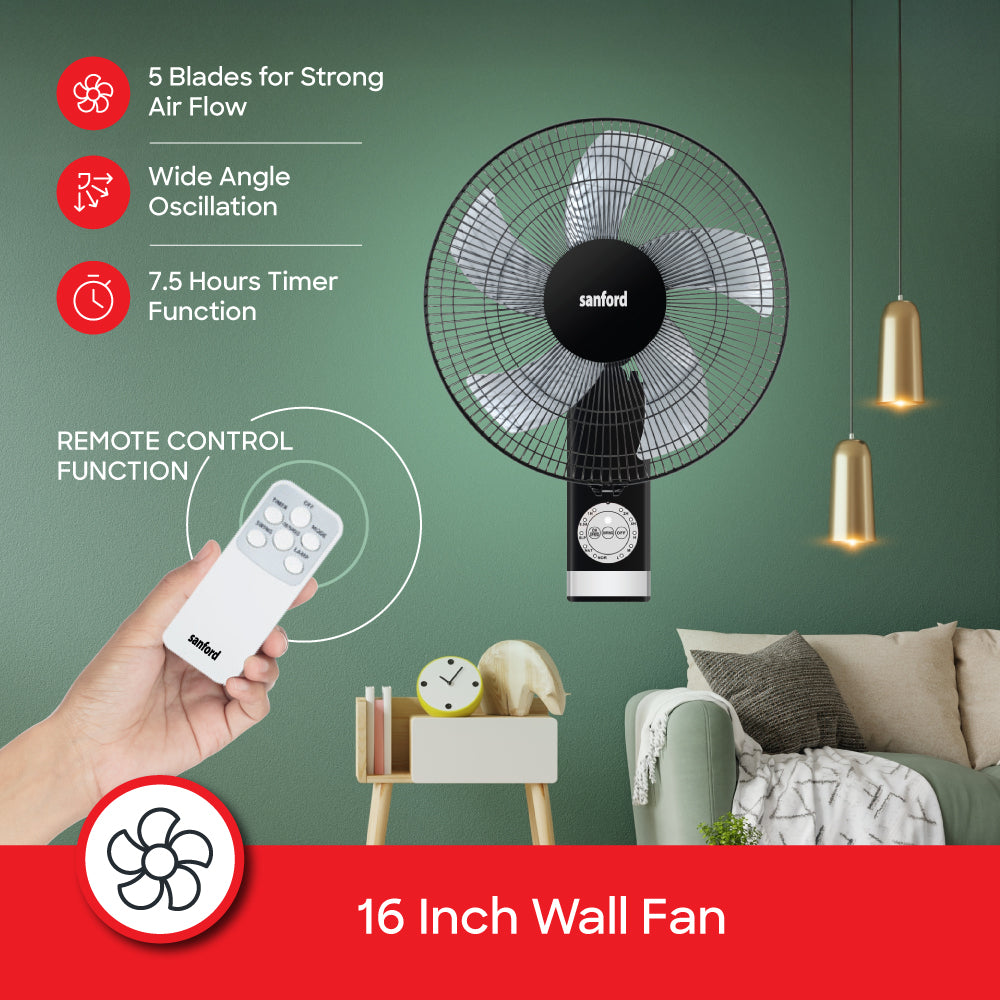 Sanford 16 inch Wall Mount Fan | SF931WFN - buysanford