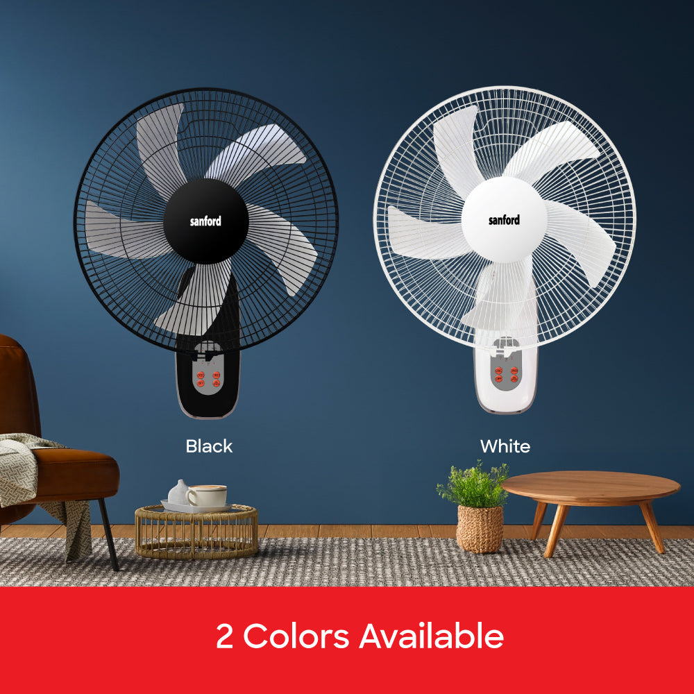 Sanford 18” High-Velocity Fan | 1300 RPM | 60W Motor | 5 AS Blades | 3-Speed + Timer | Oscillation & Tilt | ABS Body - buysanford