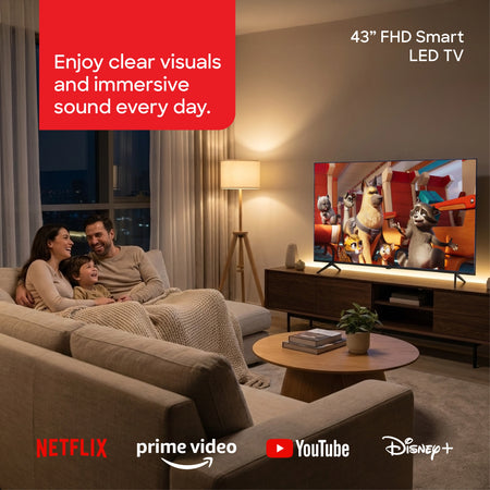 Sanford 43 Inch FHD Smart LED TV With Android OS - SF9507LED - buysanford