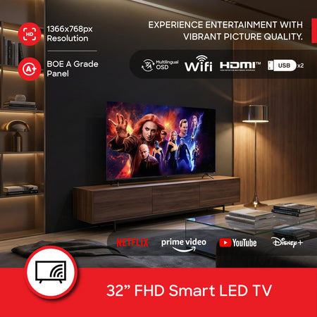 Sanford 32 Inch HD Smart LED TV With Android OS - SF9508LED - buysanford