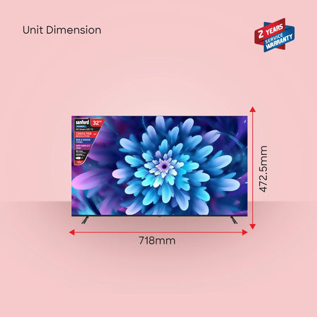 Sanford 32 Inch HD Smart LED TV With Android OS - SF9508LED - buysanford