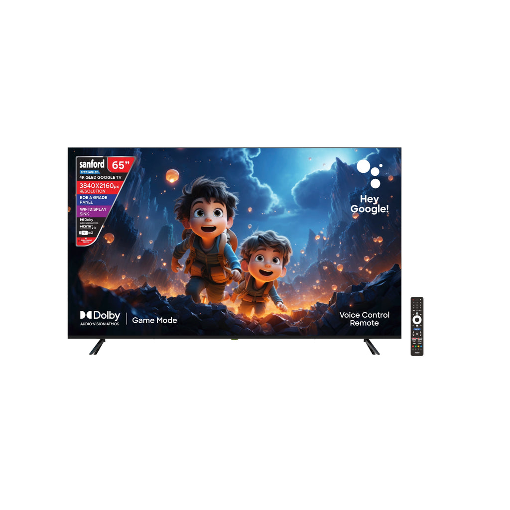 Shop Sanford 65 Inch 4K QLED Google TV With Dolby Audio and HDR