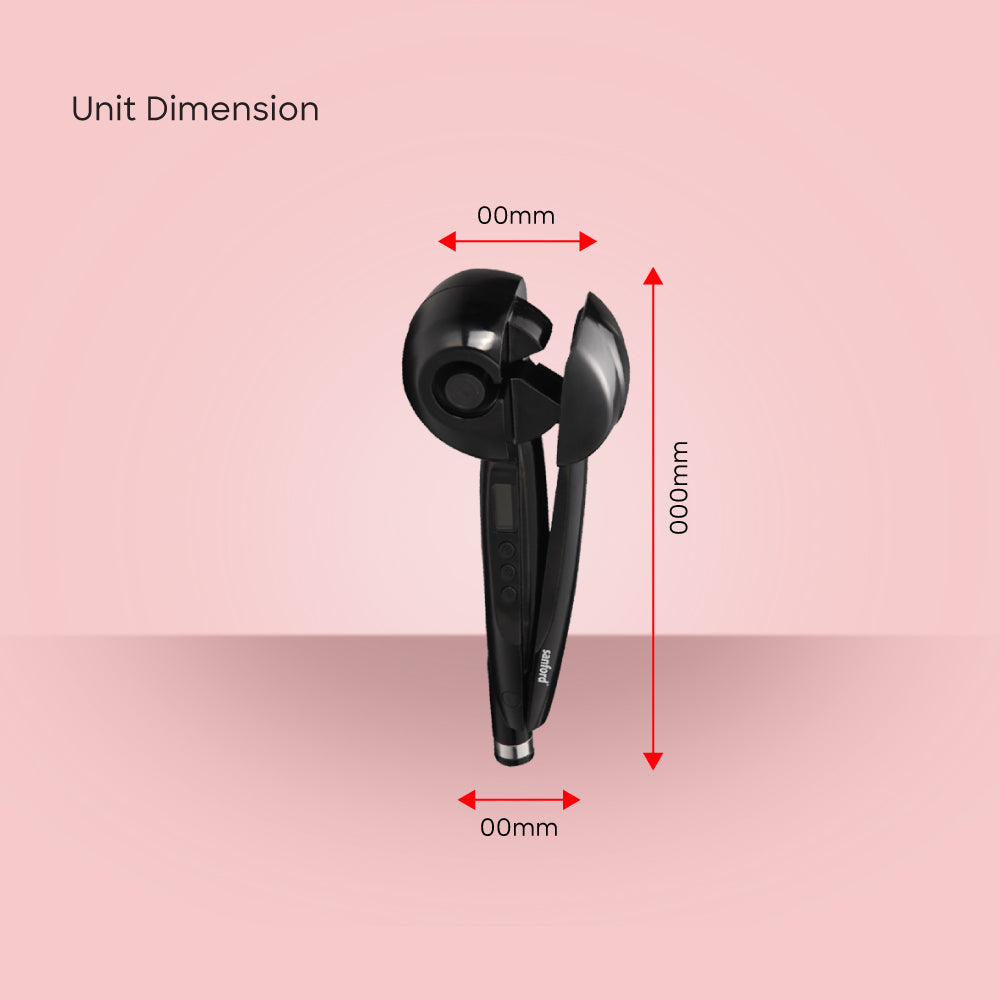 Sanford Automatic Hair Curler with LCD Display and Dual Curl Direction | SF9664AHCL - buysanford