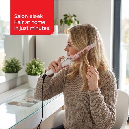 hair curler ceramic coated plates 200C frizz free stylin sanford 2