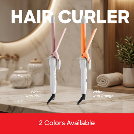 hair curler ceramic coated plates 200C frizz free stylin sanford 5