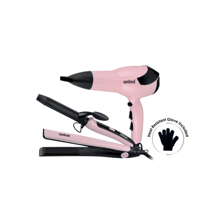 hair care combo 4 in 1 dryer curler straightener sanford 1
