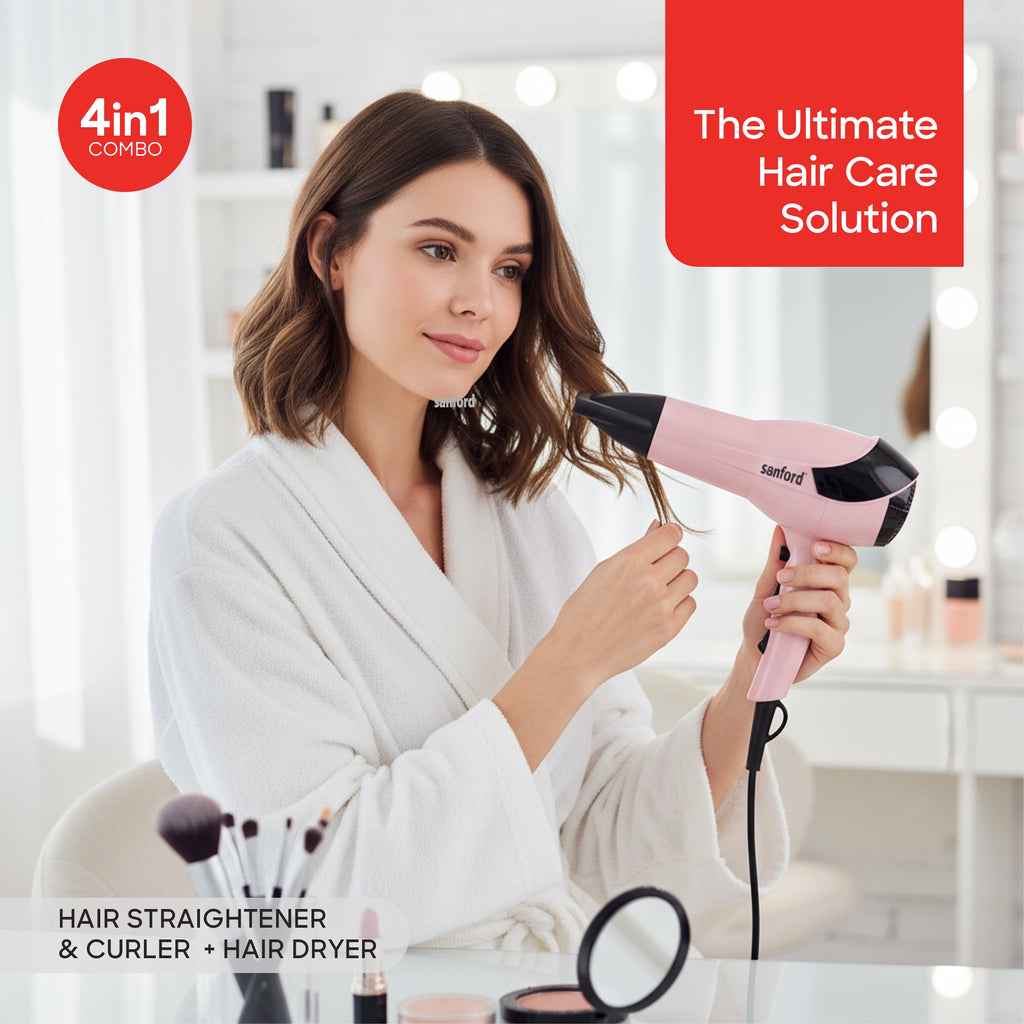 Shop Sanford 4-In-1 Hair Care Combo Dryer Straightener Curler