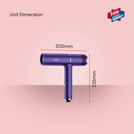 hair dryer 2200W cool shot foldable design sanford 6