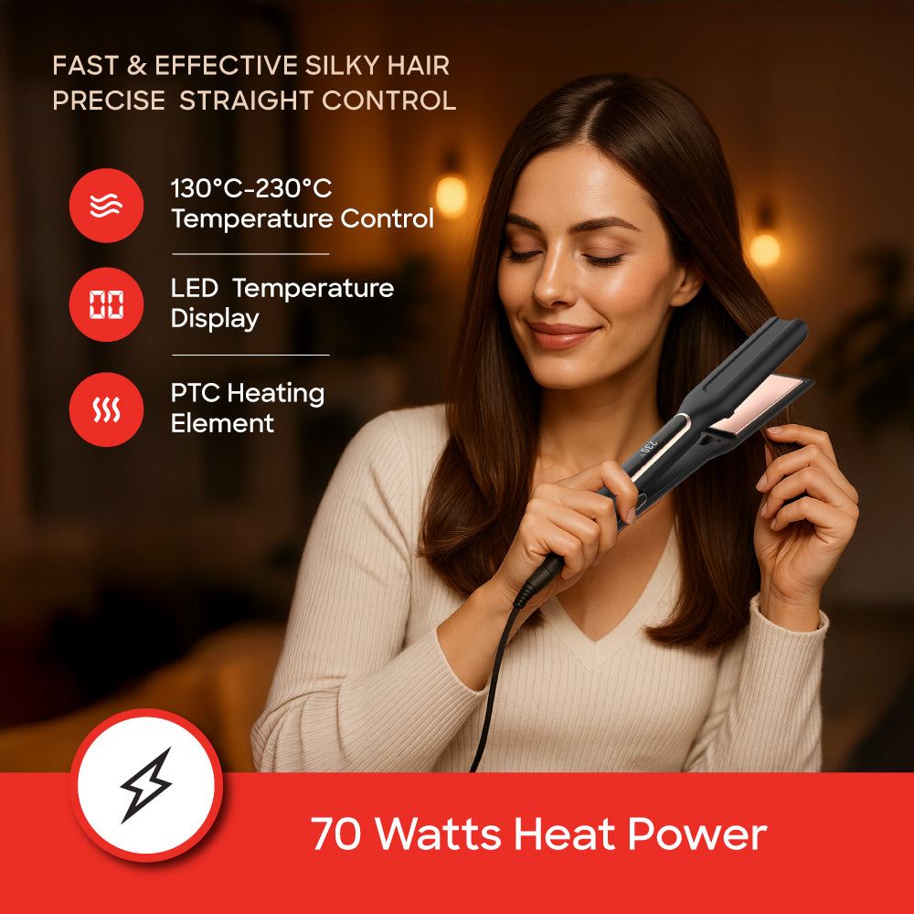 Sanford Hair Care Combo Hair Straightener, Hair Curler And Hair Dryer | SF9681PCC - buysanford