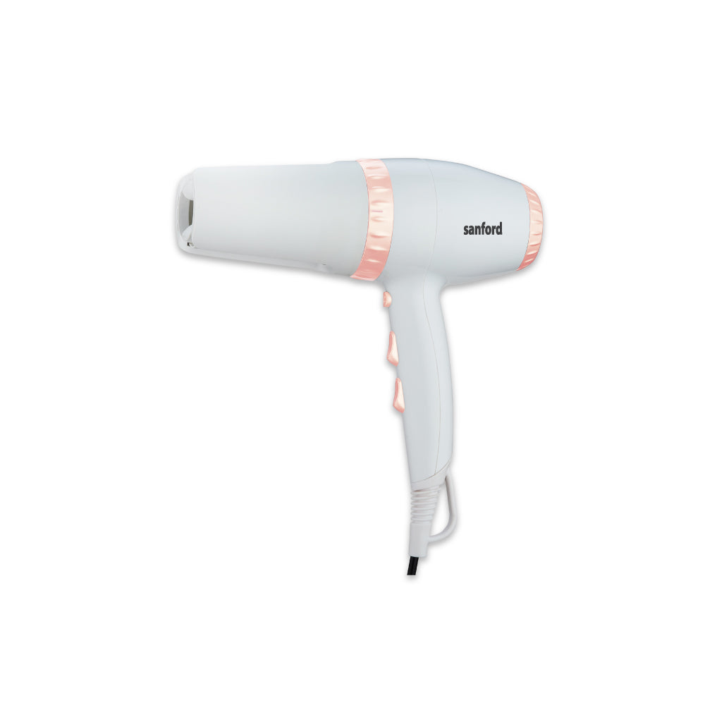 Sanford 2000W Hair Dryer | Dual Modes | 3 Heat & 2 Speed Settings | Cool Shot | Removable Filter - buysanford
