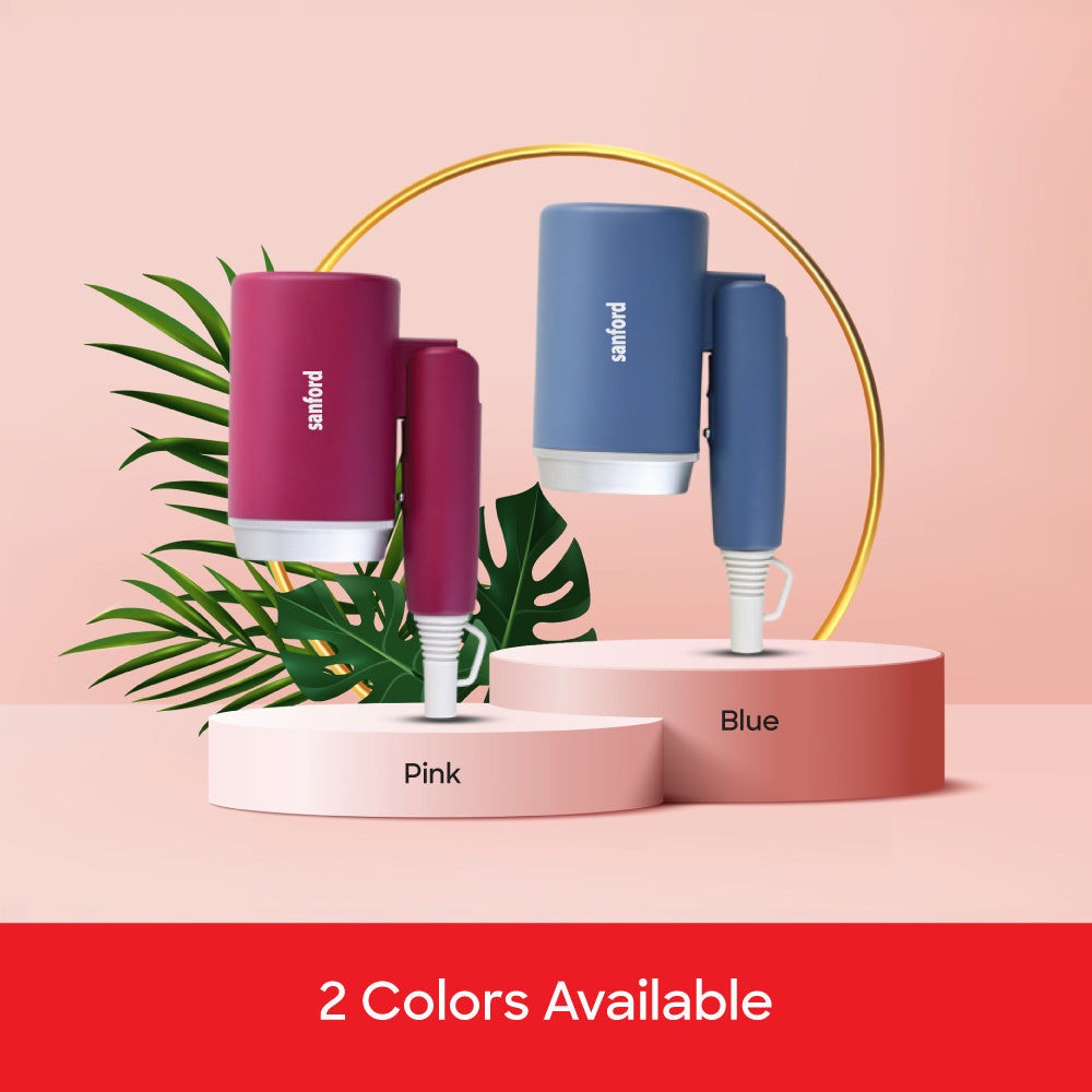 Sanford Compact 1200W Hair Dryer | Foldable Handle | 2 Speed & 2 Heat Settings - buysanford