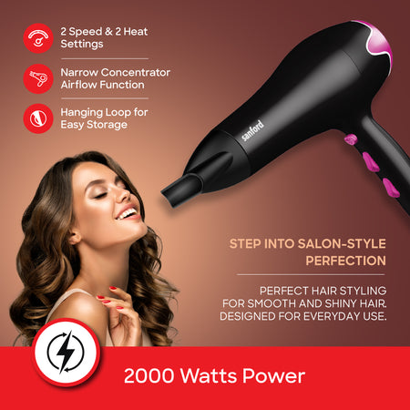 Sanford High-Performance 2000W Professional  Hair Dryer | SF9694HD - buysanford