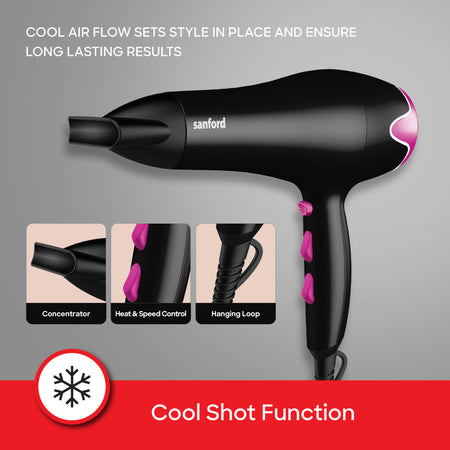 Sanford High-Performance 2000W Professional  Hair Dryer | SF9694HD - buysanford