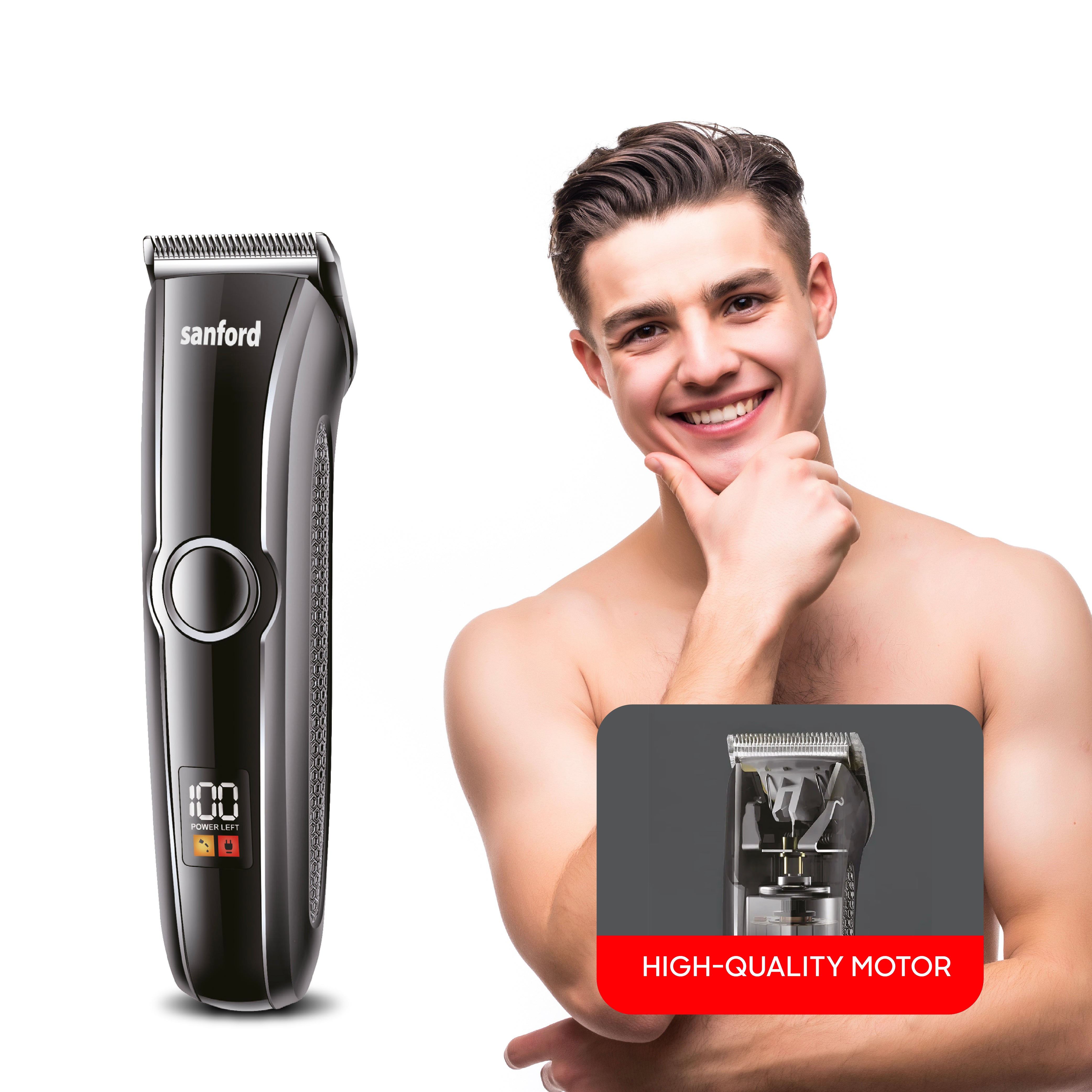 Sanford Rechargeable Cordless Hair Trimmer | SF9719HC - buysanford