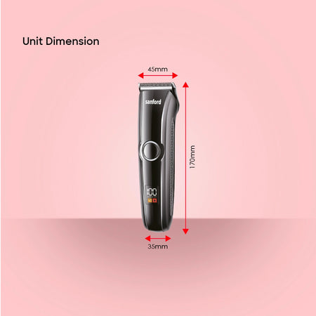 hair trimmer u blade led display type c charging sanford 6
