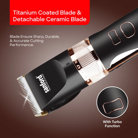 hair trimmer 5 hour runtime turbo function sanford 6