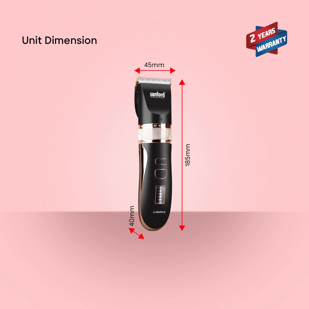hair trimmer 5 hour runtime turbo function sanford 7