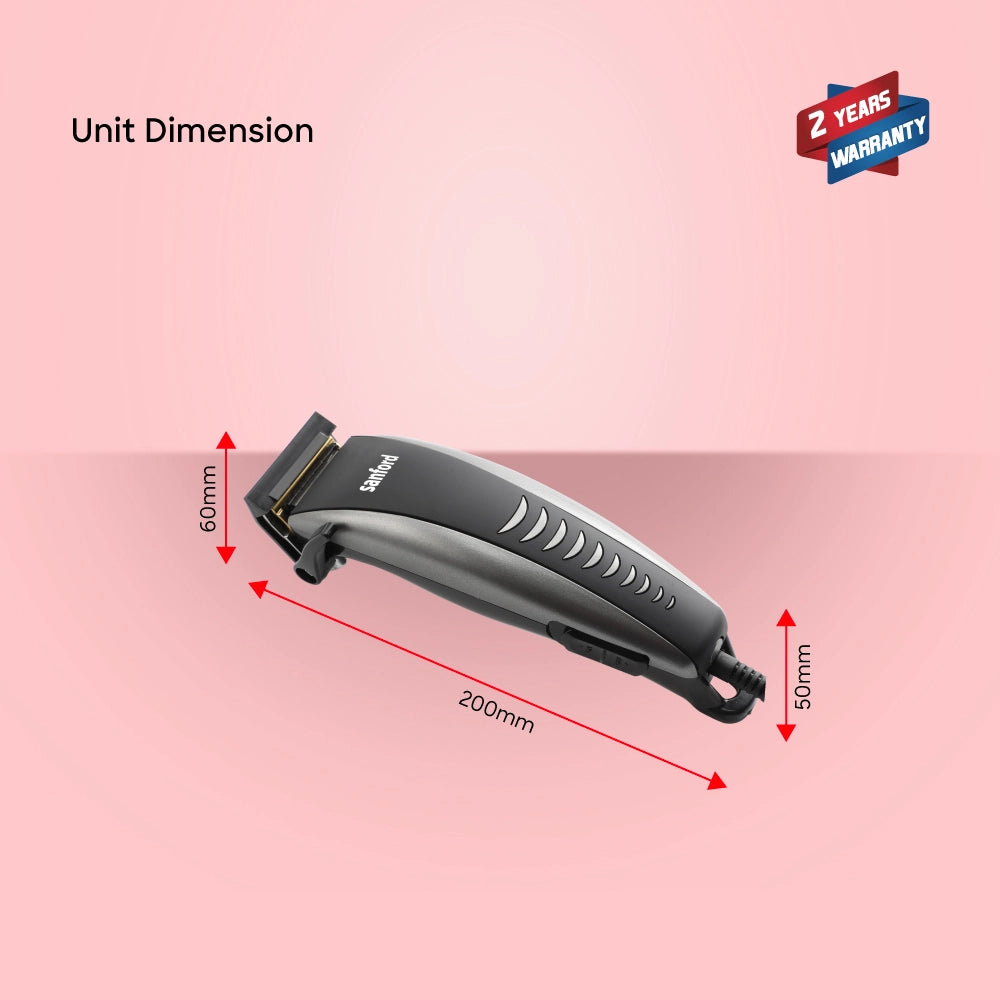 hair clipper titanium blade 4 comb settings sanford 7