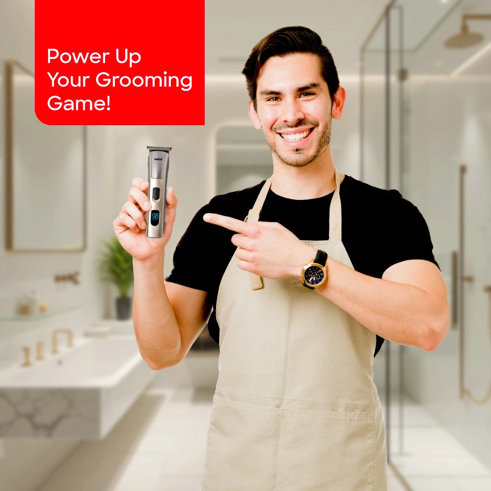 hair trimmer LED display 2 hour runtime sanford 2