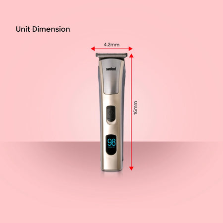 hair trimmer LED display 2 hour runtime sanford 6