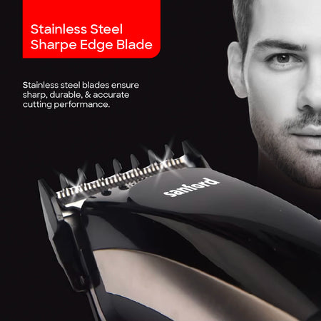 hair trimmer 45 min runtime stainless steel blades sanford 4