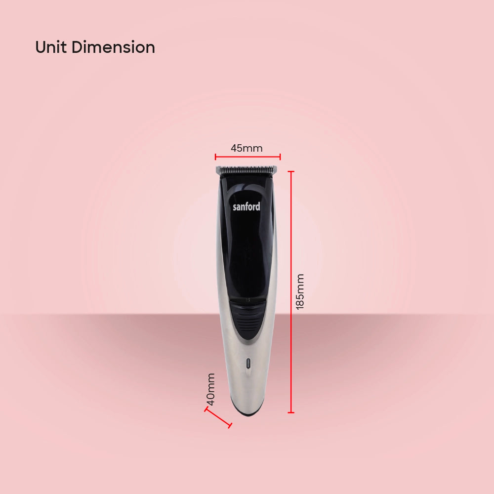 hair trimmer 45 min runtime stainless steel blades sanford 6