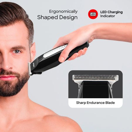 Sanford Hair Trimmer With Stainless Steel Blades and LED Indicator - SF9741HC - buysanford