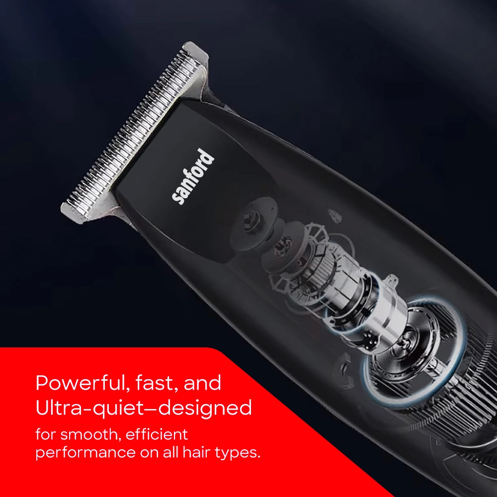 hair trimmer stainless steel blades led indicator sanford 6